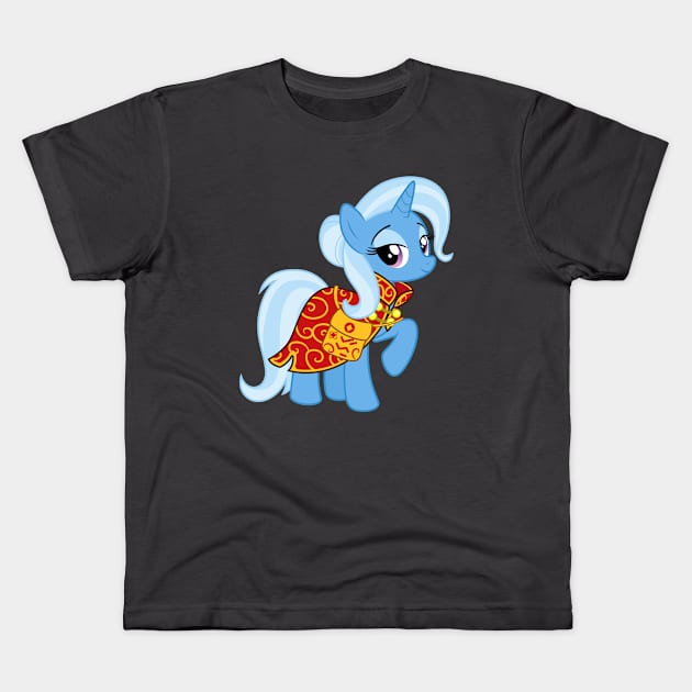 Lunar New Year Trixie Kids T-Shirt by CloudyGlow